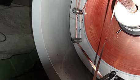 Concentric Taping Machine - Tape Spool and Guide Mechanism