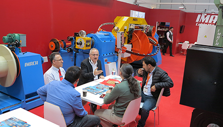 IMACH booth at trade show